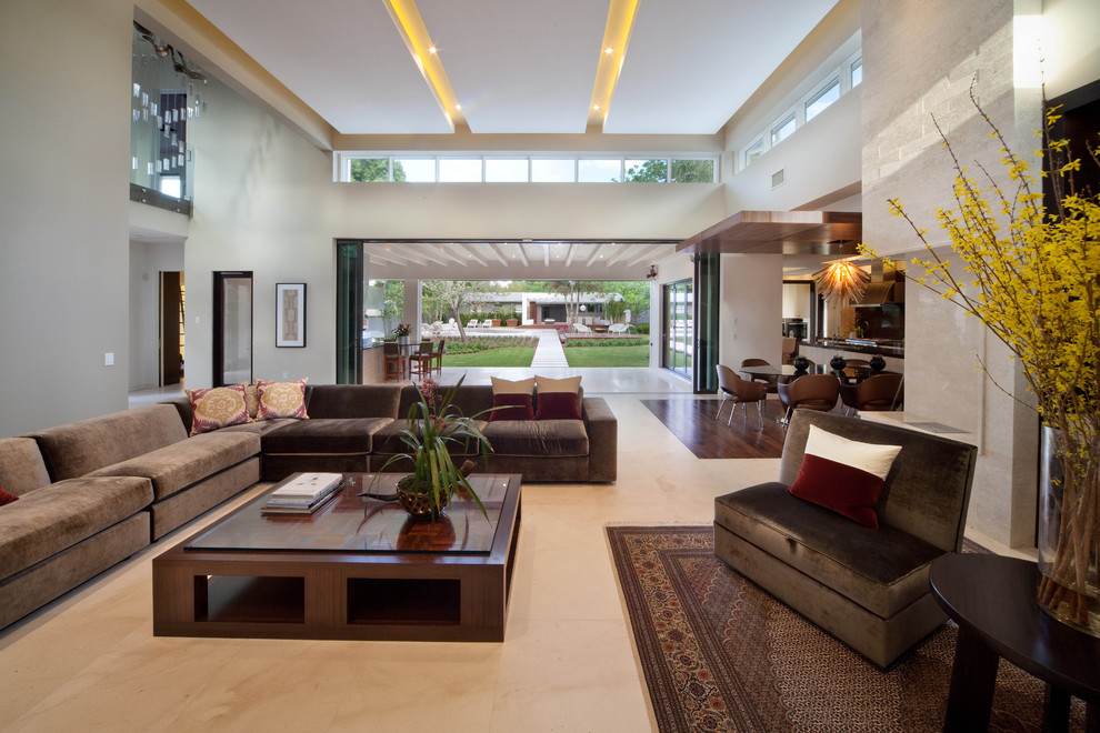 Modernes Wohnzimmer in Orlando