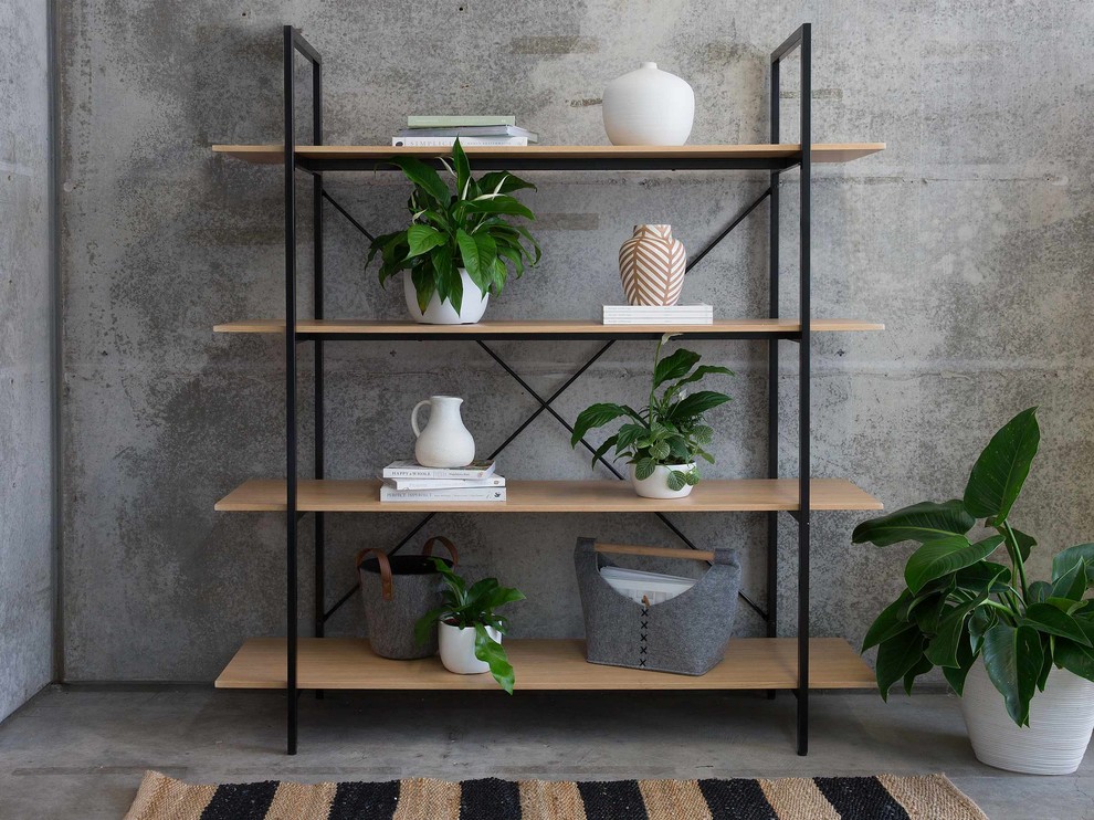 Mocka Porto Bookcase Industrial Living Room Christchurch by Mocka New Zealand Houzz
