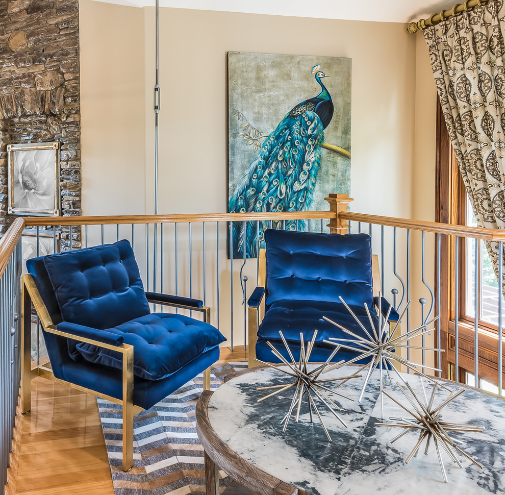 Mod Traditional Sitting Area - Traditional - Living Room - Charlotte ...