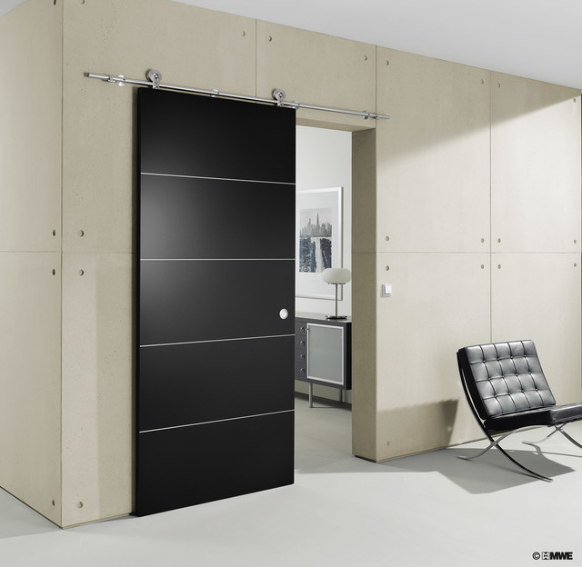 Modern Barn Door Hardware Modern Living Room Miami by Bartels