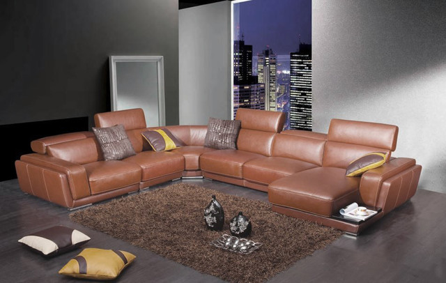 Modern Brown Leather Sectional Sofa With Retractable Headrests Eurolux Furniture Img~7381ff65011aabfc 4 5649 1 88cd37c 