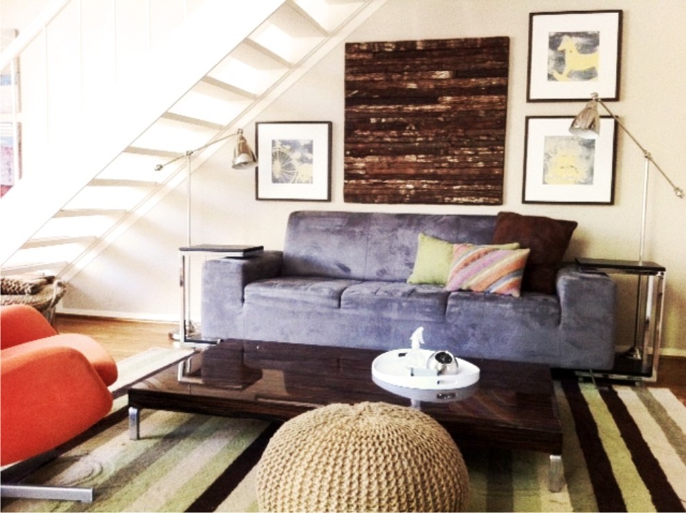 Inspiration for an eclectic living room remodel in Houston