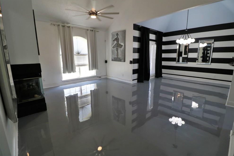 Modern Epoxy Flooring - Modern - Living Room - by Atlas Decorative