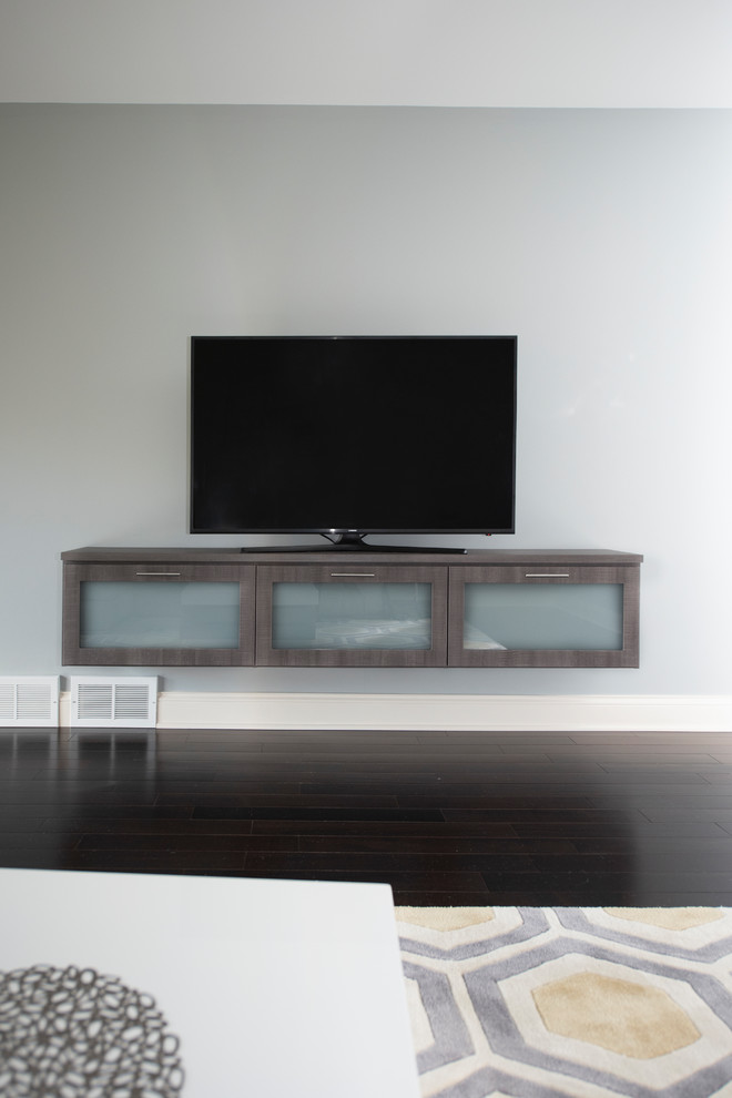 Modern Floating Media Center Modern Living Room Chicago by User