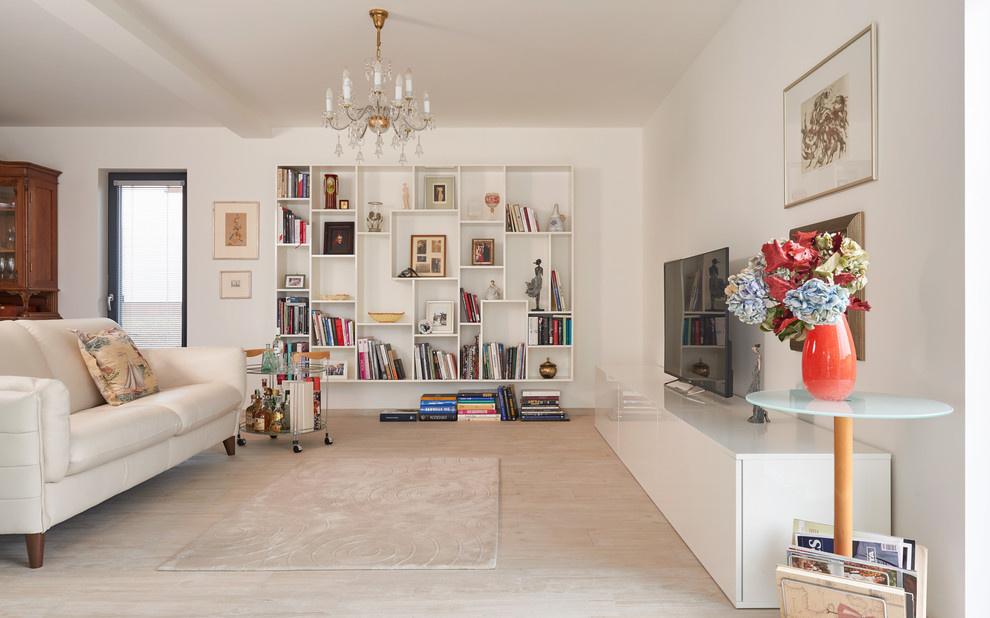 Modern interior with white lacquer Modern Living Room Other by HANÁK NÁBYTEK Houzz