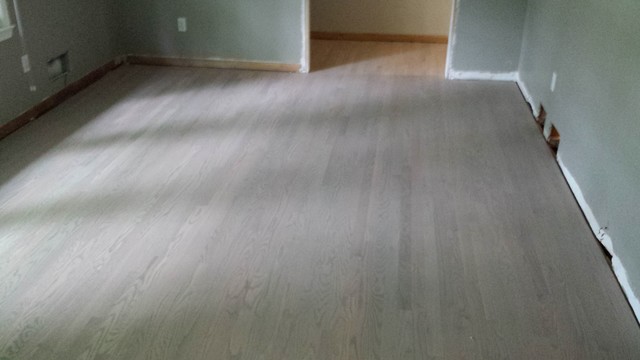 Modern Light Grey Wood Flooring, Hardwood Flooring Nashville