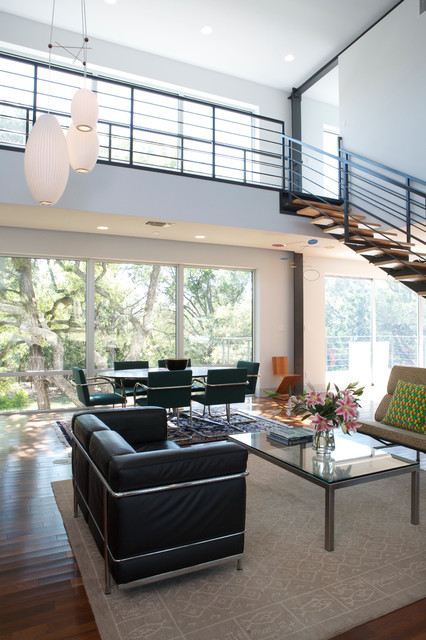 Modern Living Room - Modern - Living Room - Austin - by Foursquare ...