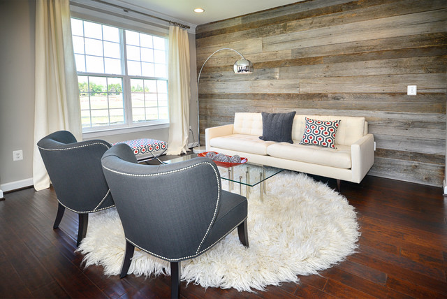 Modern Living Room Reclaimed Wood, Wooden Walls In Living Room
