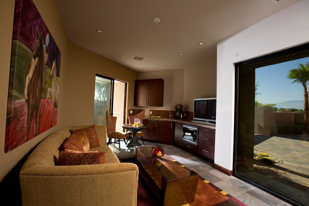Modern Mansion Guest House Living Room - Contemporary - Living Room ...