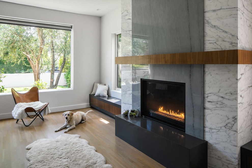Modern Mediterranean Remodel - Modern - Living Room - Los Angeles - by ...