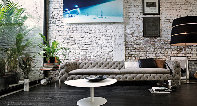 Modern button 2024 back sofa