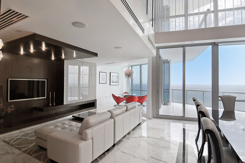 Modern Penthouse In Miami At Jade Ocean Designed By Pfuner Design