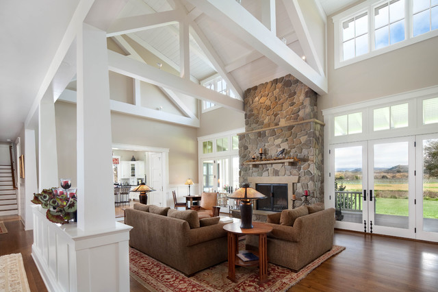 Modern ranch living room deals