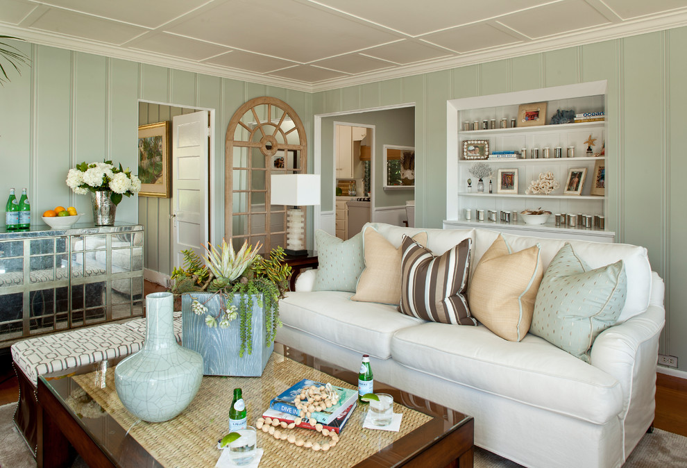 Modern Rustic Beach Cottage Turnberry Lane Style Living Room Orange County By Barclay Butera Interiors Houzz - Modern Rustic Beach House Decor