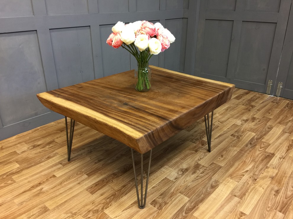 Monkeypod Coffee Table Industrial Living Room Kent by Mark