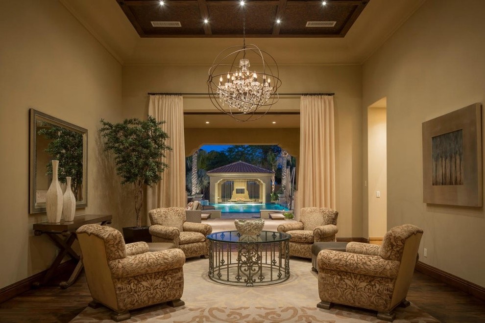 Monson's Residence Mediterranean Living Room Phoenix by