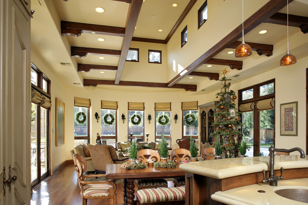 Inspiration for a mediterranean living room remodel in San Francisco