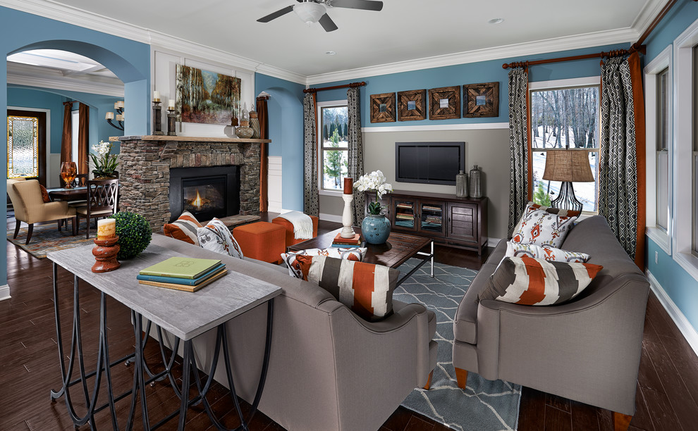 Montreux Charlotte, NC Craftsman Living Room Charlotte by