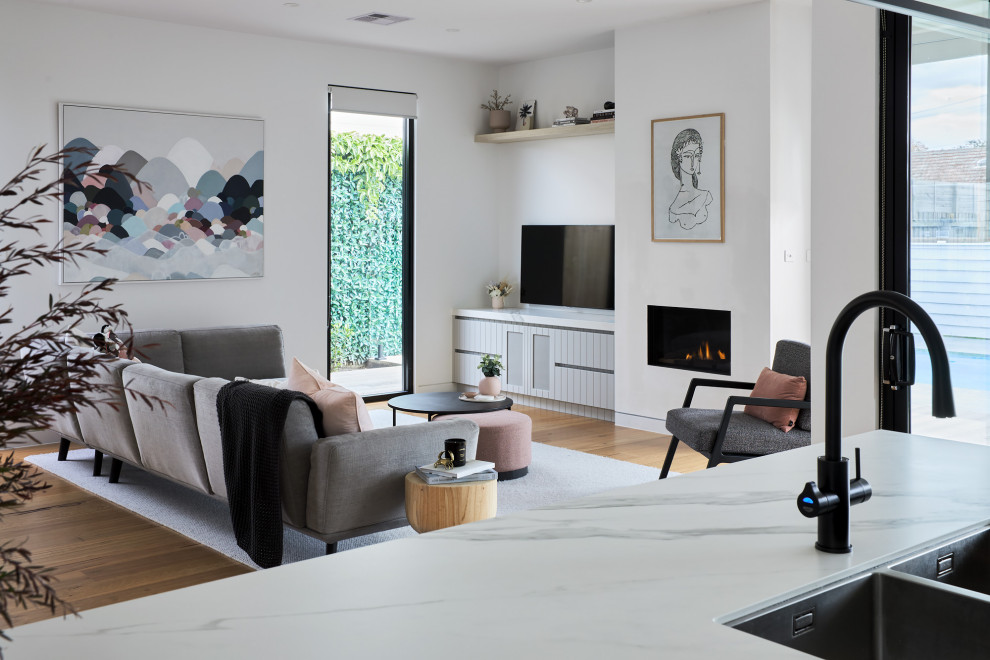 Moonee Ponds Project Living Room Melbourne by Mint Kitchen Group