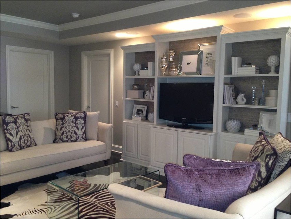 Morristown condo 2 Transitional Living Room New York by Lowes