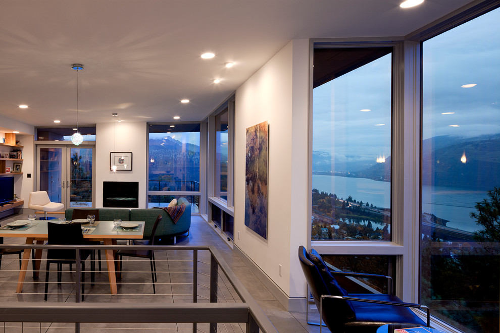 Mosier Home Contemporary Living Room Portland by Sierra Pacific