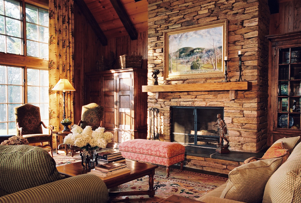 Mountain Living Room Traditional Living Room Other by Ambiance