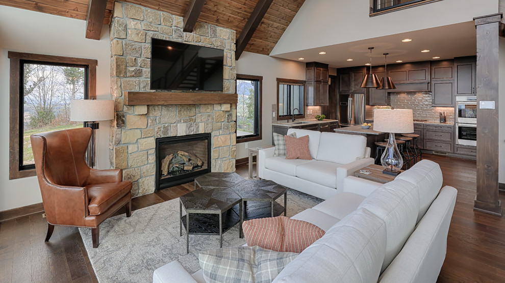 Stressful district Foresee Mountain Modern Chalet - Rustic - Living Room - Other - by Skowron Interior  Design | Houzz