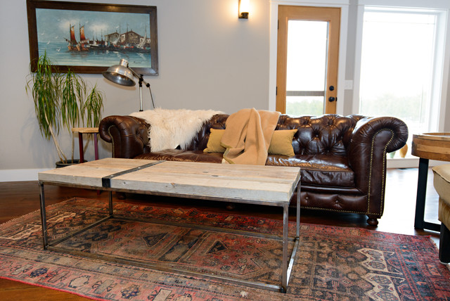 Mountain Primitive Modern Eclectic, Primitive Living Room Furniture