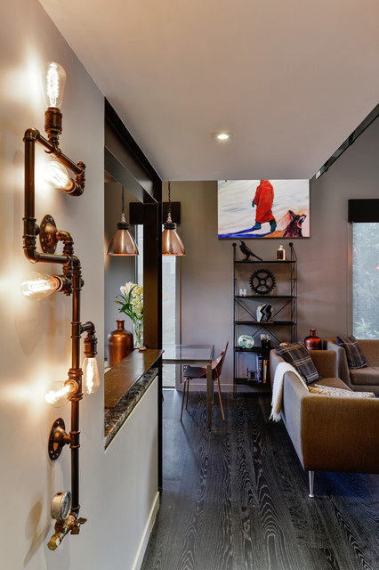 12 Ways to Get the Industrial Look for Less - Houzz - Low Cost Industrial Style Renovation