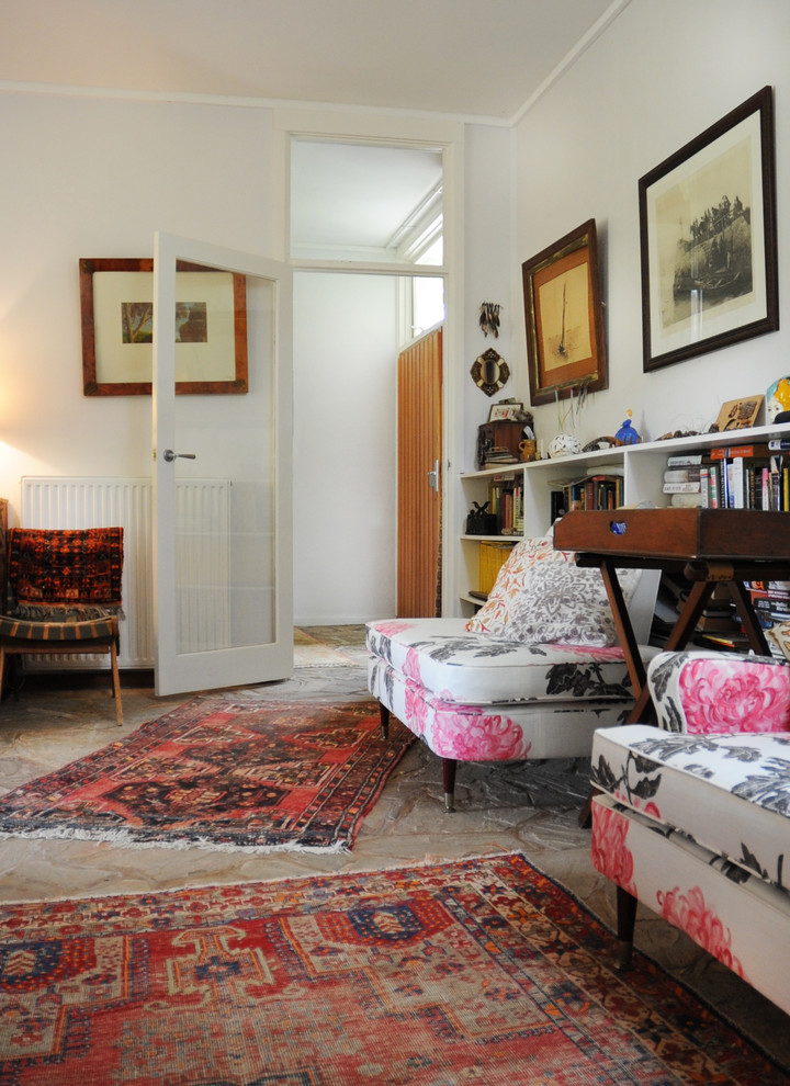 This is an example of a bohemian living room in Sydney.