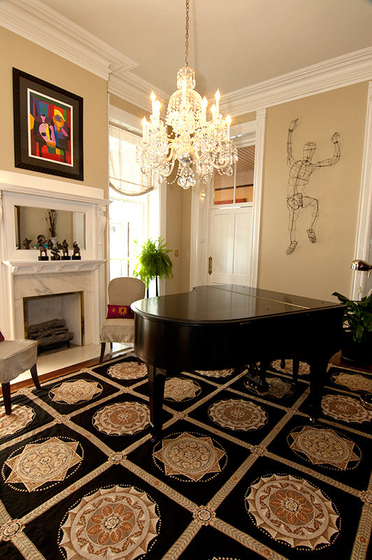 Klassisches Wohnzimmer in Charleston