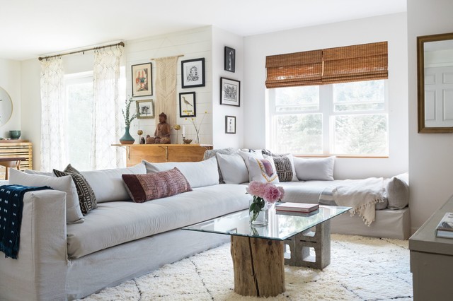 My Home Tour- featured in Domino Magazine - Eclectic - Living Room - Boston  - by Shannon Tate Interiors | Houzz