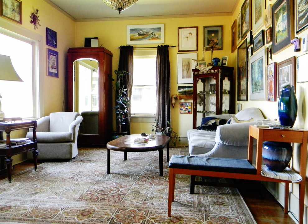 My Houzz 1891 Queen Anne Home with a View Eclectic Living Room