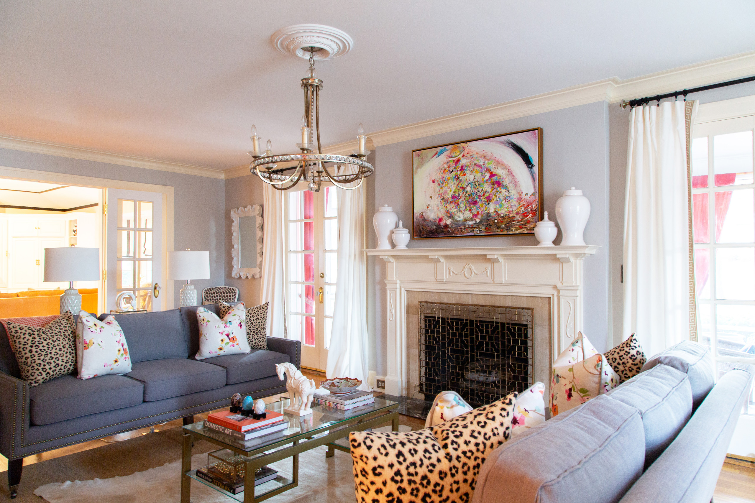 Color, Heirlooms and Artwork Refresh a Kansas City Home
