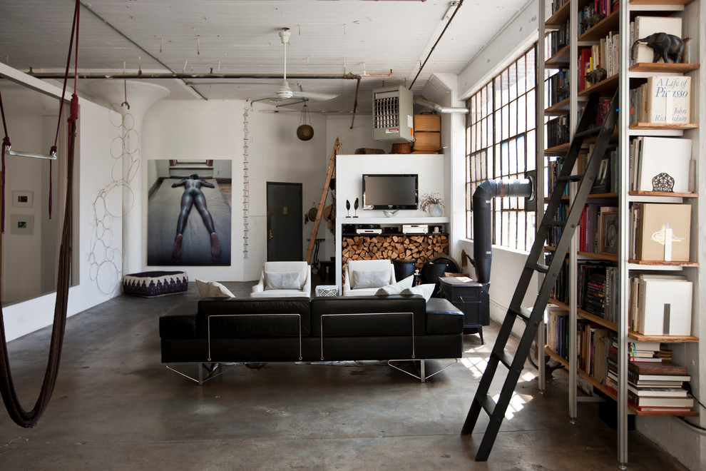 This is an example of an urban living room in New York.