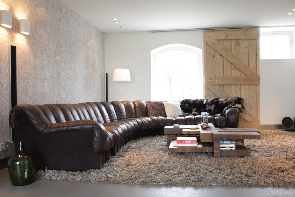 Design ideas for a contemporary formal living room in Amsterdam.