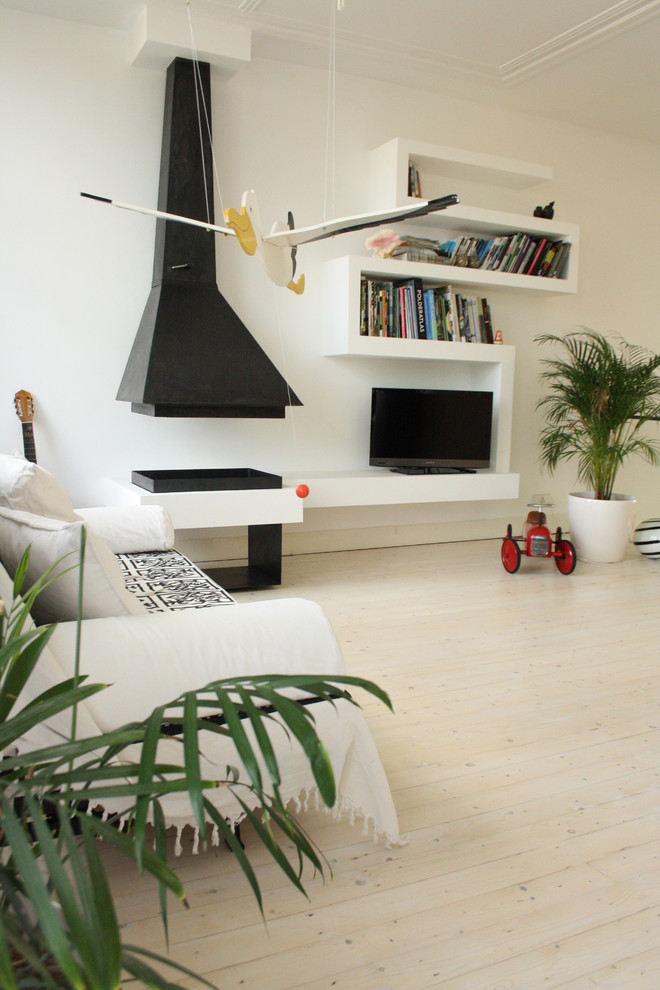 Eklektisches Wohnzimmer in Amsterdam
