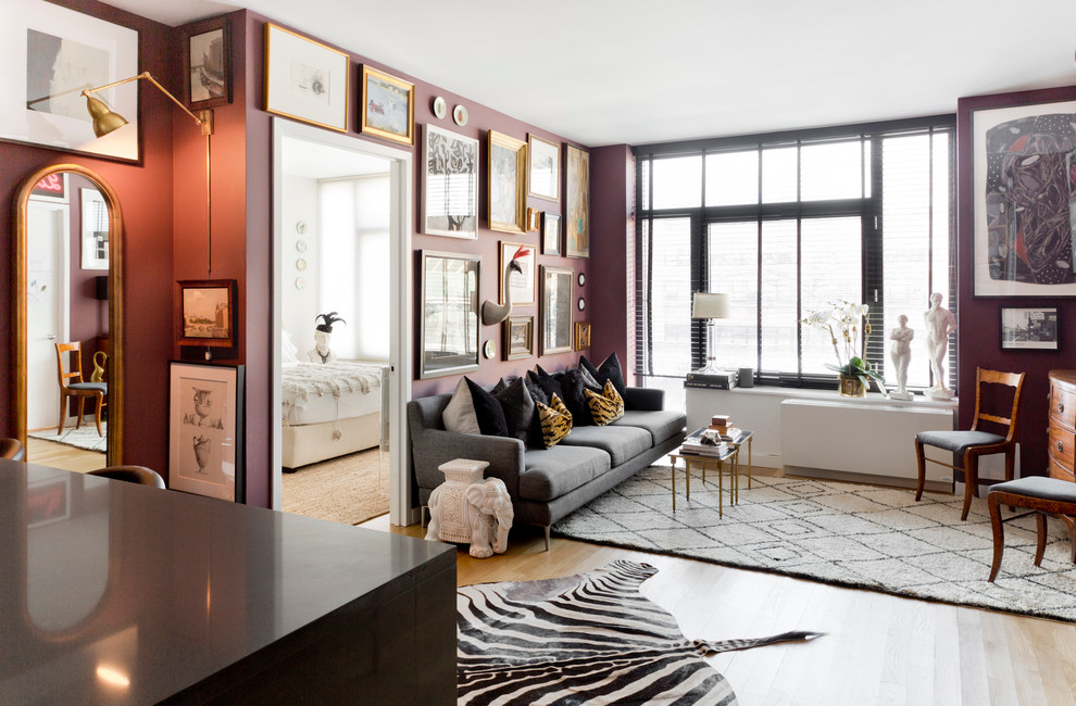 My Houzz Rugs Define Living Spaces in a 750SquareFoot Apartment