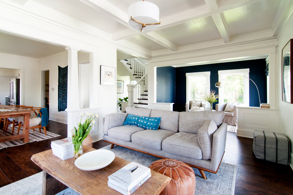 Living room - transitional living room idea in Other
