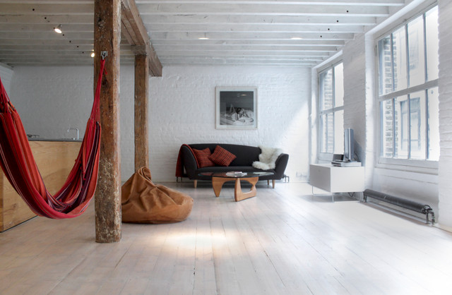 My Houzz: White and Bright Transformation of a Central London Loft