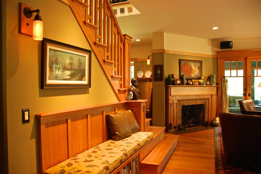 My Own House Craftsman Living Room New York by Hoffman Grayson