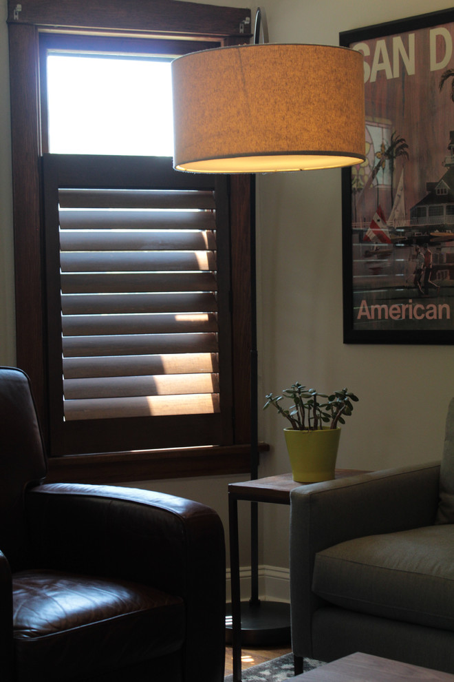 Naperville Plantation Shutters Transitional Living Room Chicago
