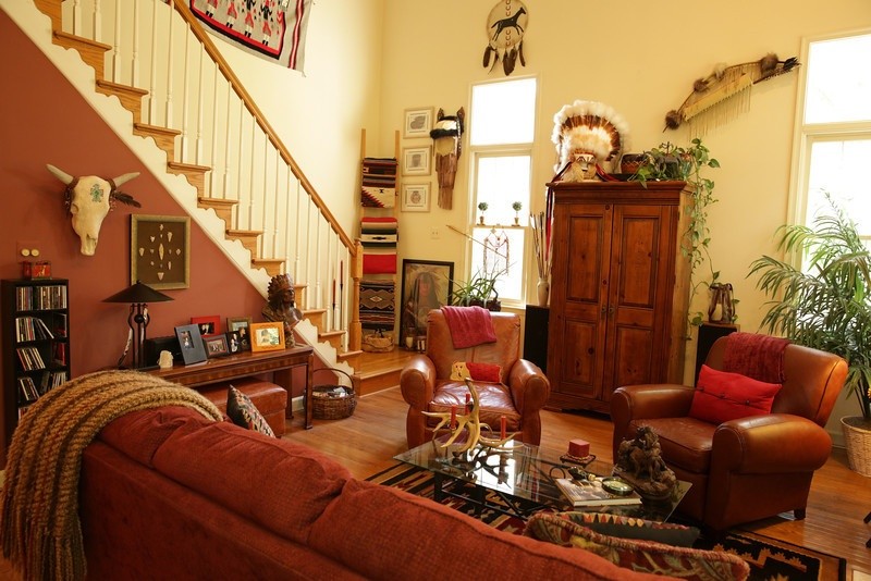 Native American Inspiration Traditional Living Room Other By Maddy Warner Houzz