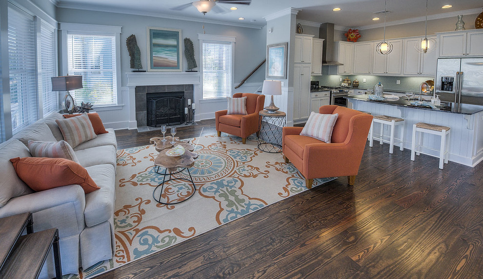 Nature Walk at Seagrove Wind Song Beach Style Living Room Miami