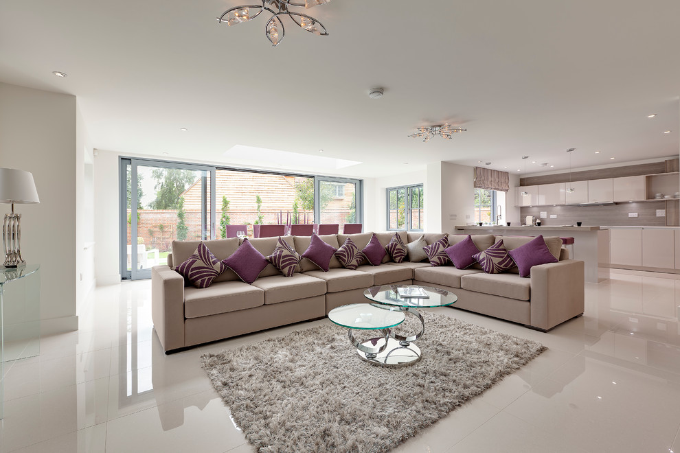 New build house Prinsted, Emsworth, Hampshire Contemporary Living