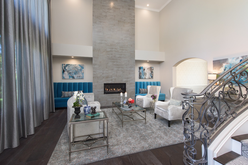 New Calabasas House Reimagined Classique Chic Salon Los Angeles par Eve Mode Design Houzz