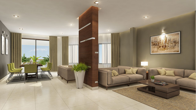 New Castle- Luxury Apartments in Palarivattom, Kochi - Indian - Living Room  - Other - by Trinity Builders | Houzz IE
