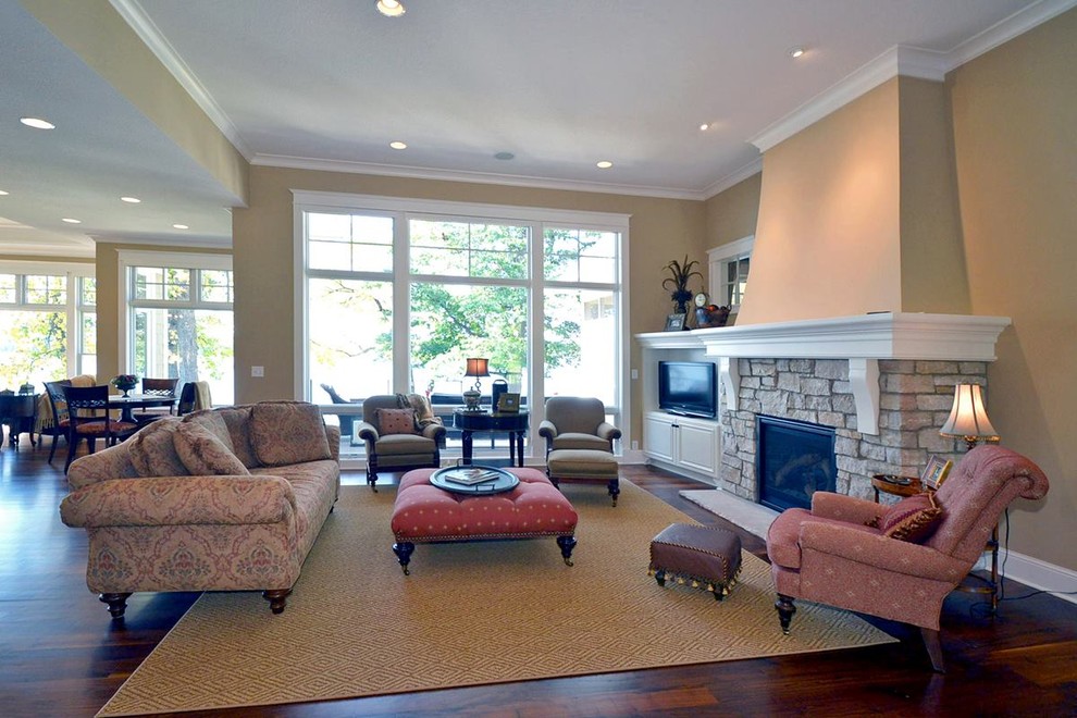 New Construction Lake Josephine, MN Traditional Living Room