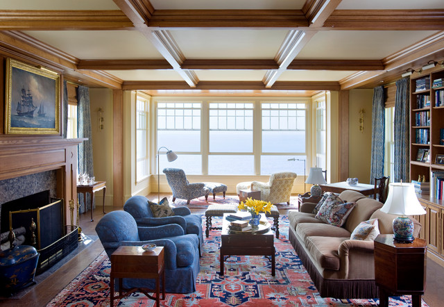 photo Traditional New England Interior Design new england ocean view traditional