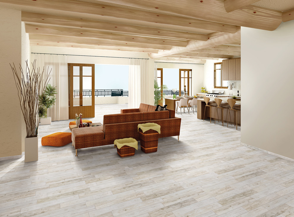 New from Qualis Ceramica! Transitional Living Room New York by